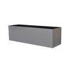 Large Rectangle Planter - 30 in x 7 in x 7 in - Pewter Metallic - Pewter Metallic,30 in x 7 in x 7 in