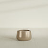Short Hayden Small Round Fiberglass Planter - 12 in x 12 in x 7 in - Metallic Gold - Metallic Gold,12 in x 12 in x 7 in