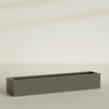 Cuba Extra Large Long Rectangle Fiberglass Planter - 72 in x 14 in x 12 in - Matte Bronze - Matte Bronze,72 in x 14 in x 12 in