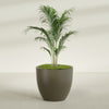 Wannsee Large Round Fiberglass Planter - 44 in x 44 in x 39 in - Matte Bronze - Matte Bronze,44 in x 44 in x 39 in