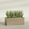 Granada Extra Large Long Rectangle Fiberglass Planter - 60 in x 24 in x 24 in - Metallic Gold - Metallic Gold,60 in x 24 in x 24 in