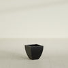 Lima Small Tapered Square Fiberglass Planter - 12 in x 12 in x 12 in - Matte Black - Matte Black,12 in x 12 in x 12 in