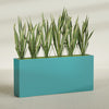 Delray Extra Large Long Rectangle Fiberglass Planter - 72 in x 12 in x 32 in - Satin Sea Foam - Satin Sea Foam,72 in x 12 in x 32 in