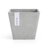 Rotterdam Small Square Planter - 8 in x 8 in x 7 in - White Grey - White Grey,8 in x 8 in x 7 in,Planter Only