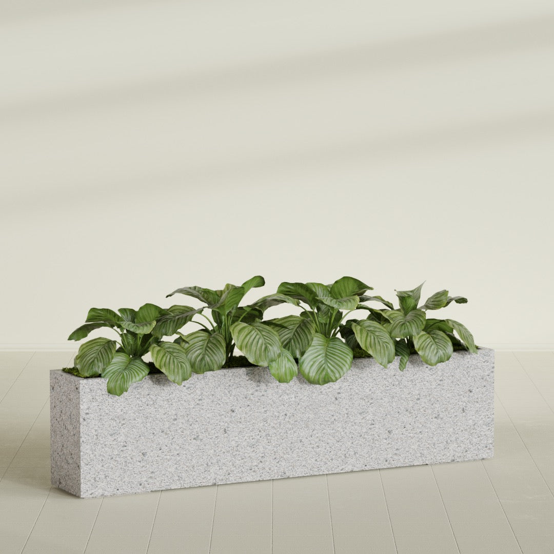 12"-Wide Rectangle - 72in x 12in x 18in - StoneLight - Greystone - StoneLight - Greystone,72 in x 12 in x 18 in