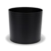 Hand-Foiled Floor Cylinder - 12in diam. x 12in - Brushed Matte Black - Brushed Matte Black,12 in x 12 in x 12 in