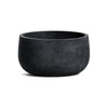 Mondo Low – 9.5" diam. x 5"H - Carbon Stone,9.5 in x 9.5 in x 5 in
