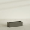 Reade Small Tabletop Rectangle Fiberglass Planter - 14 in x 5 in x 4.3 in - Matte Bronze - Matte Bronze,14 in x 5 in x 4.3 in