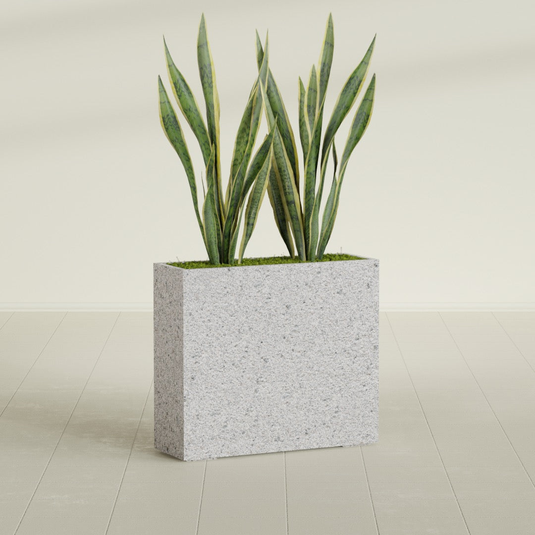 16"-Wide Rectangle - 48in x 16in x 42in - StoneLight - Greystone - StoneLight - Greystone,48 in x 16 in x 42 in