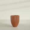 Alicante Medium Round Fiberglass Planter - 22 in x 22 in x 27 in - Matte Terracotta - Matte Terracotta,22 in x 22 in x 27 in