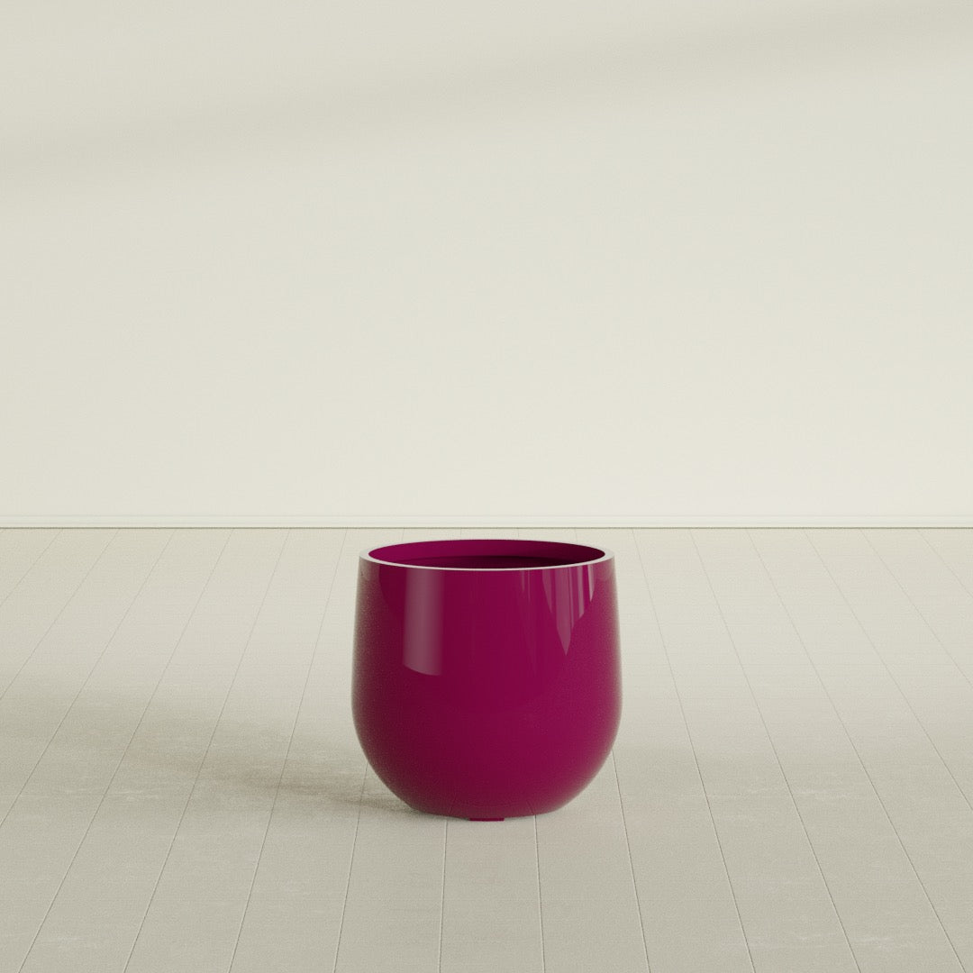 Westfield - 19in diam. x 18in - Gloss Eggplant - Gloss Eggplant,19 in diam. x 18 in H