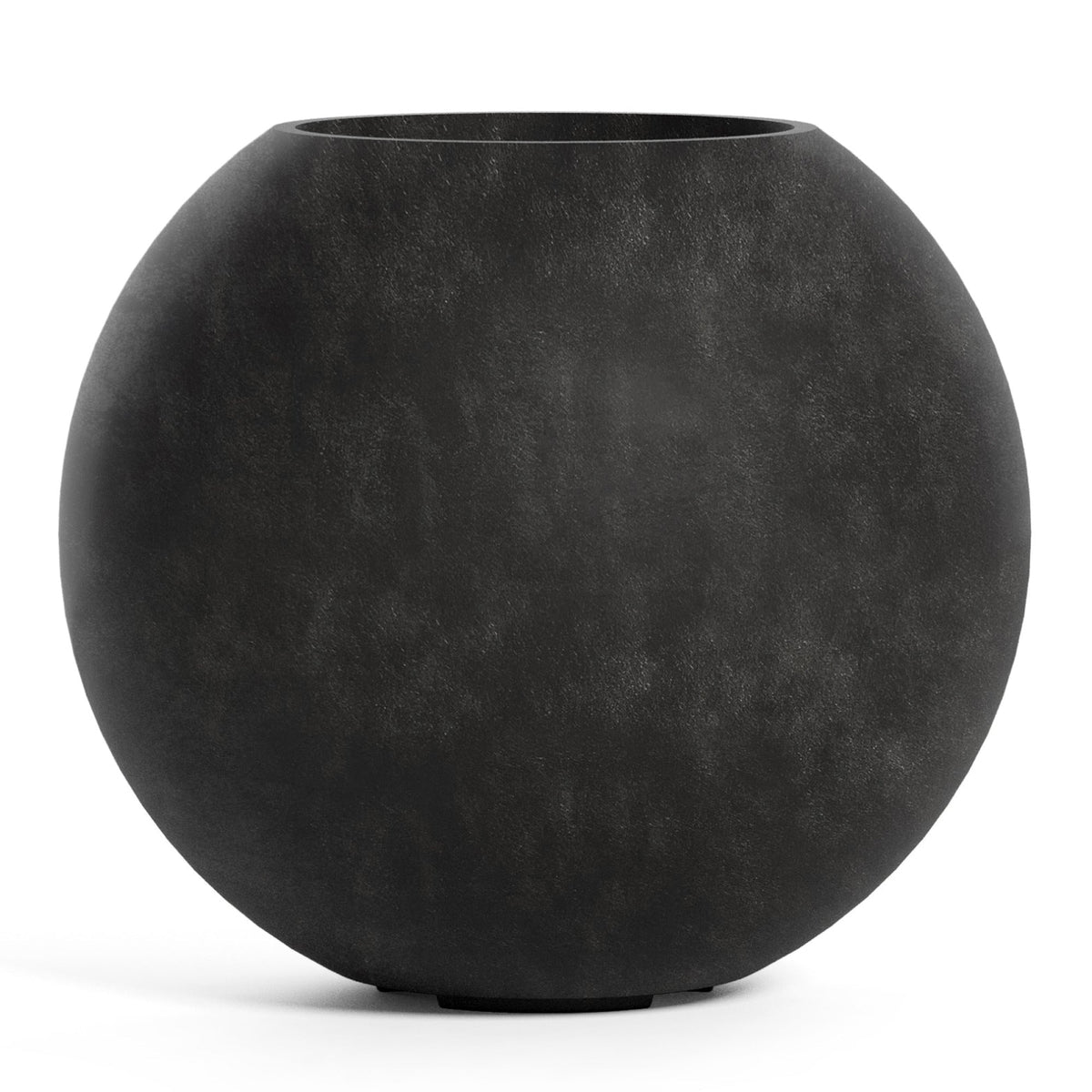 Orbo - 23.6in x 23.6in x 21.1 - Carbon Stone - Carbon Stone,23.6 in diam. x 21.1 in
