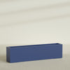 Miami Extra Large Narrow Rectangle Fiberglass Planter - 72 in x 12 in x 18 in - Matte Cobalt Blue - Matte Cobalt Blue,72 in x 12 in x 18 in