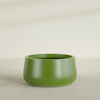 Short Hayden Medium Round Fiberglass Planter - 20 in x 20 in x 10 in - Satin Green - Satin Green,20 in x 20 in x 10 in