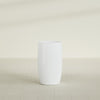 Lisbon Large Round Fiberglass Planter - 18 in x 18 in x 32 in - Matte White - Matte White,18 in x 18 in x 32 in