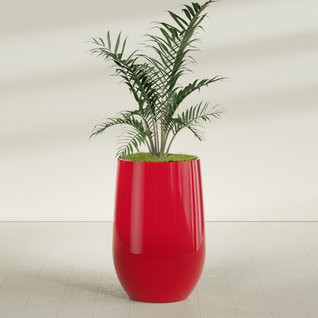 Westfield - 24in diam. x 36in - Gloss Red - Gloss Red,24 in diam. x 36 in H