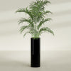 Corry Large Tall Cylinder Fiberglass Planter - 12 in x 12 in x 36 in - Gloss Black - Gloss Black,30 in x 30 in x 32 in