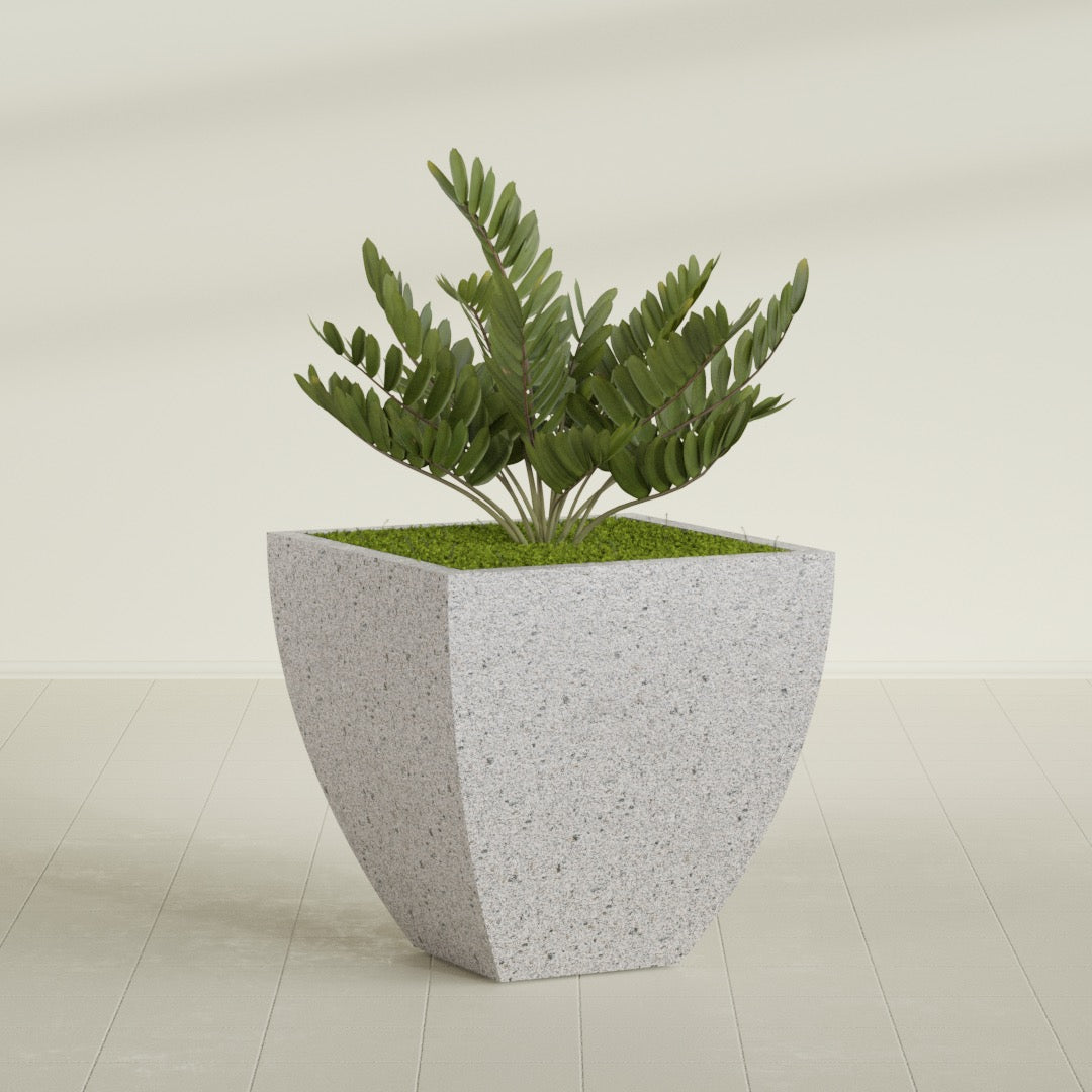 Tapered Square - 30in x 30in x 30in - StoneLight - Greystone - StoneLight - Greystone,30 in x 30 in x 30 in