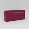 Potsdam Large Tall Rectangle Fiberglass Planter - 16 in x 16 in x 32 in - Gloss Eggplant - Gloss Eggplant,16 in x 16 in x 32 in