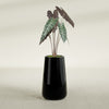 Saigon Large Tapered Round Planter - 14 in x 14 in x 30 in - Gloss Black - Gloss Black,13.7 in x 13.7 in 30 in