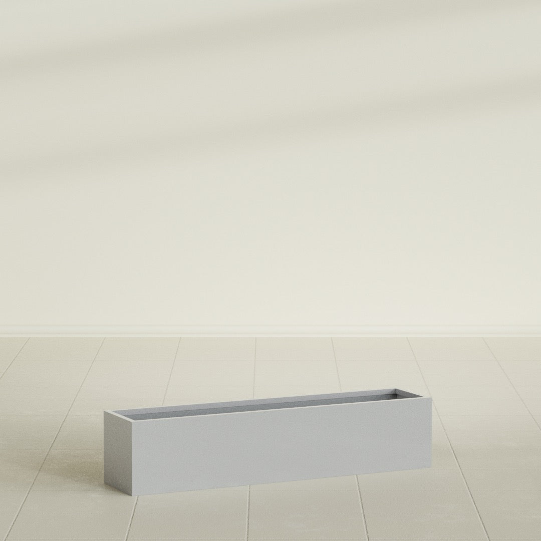 Monaco Rectangle - 32in x 7in x 7 - Metallic Silver - Metallic Silver,32 in x 7 in x 7 in
