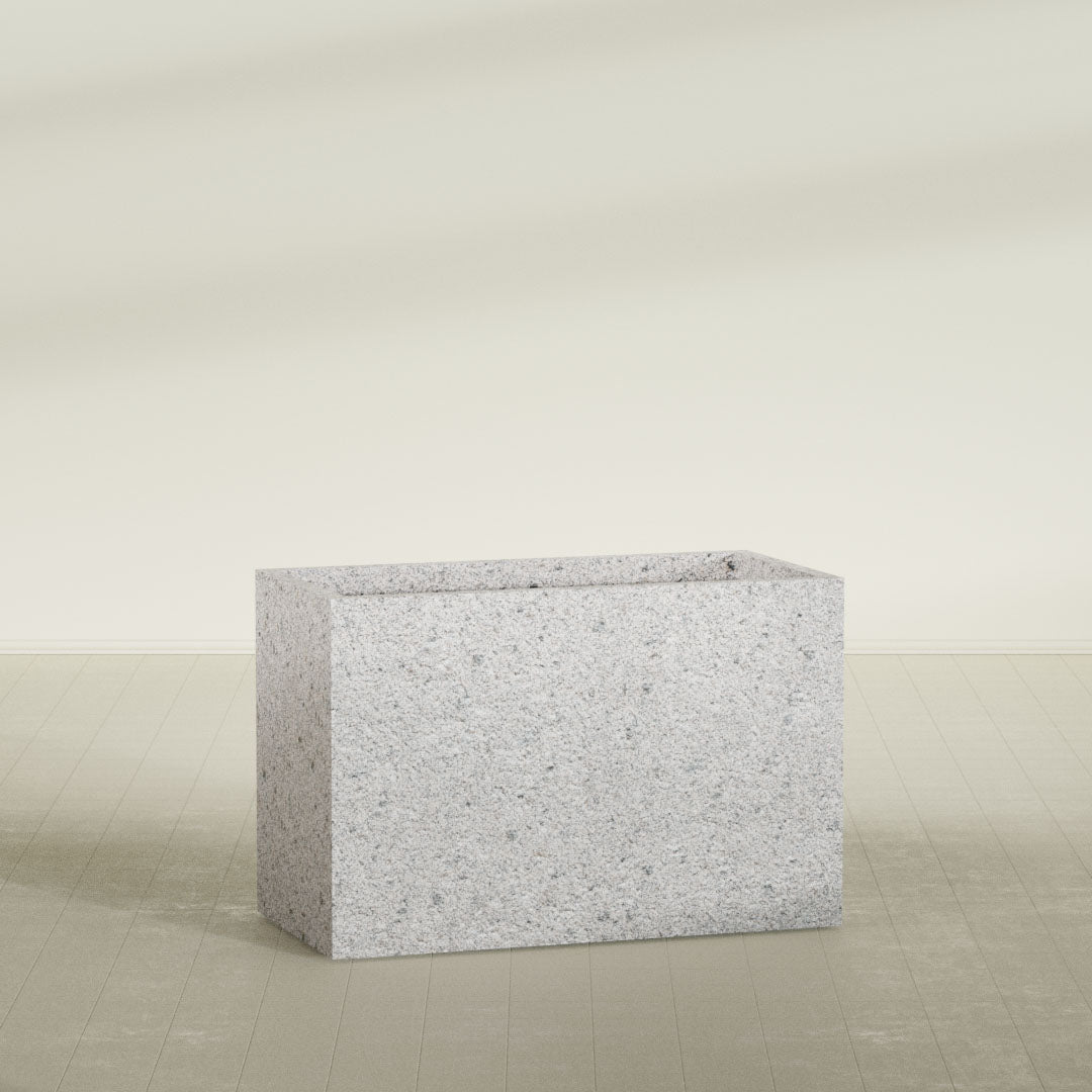 ProTone Fiberglass Premium Finish Extra Large Rectangle Planter - 48 in x 24 in x 32 in - StoneLight - Pearlstone - StoneLight - Pearlstone,48 in x 24 in x 32 in