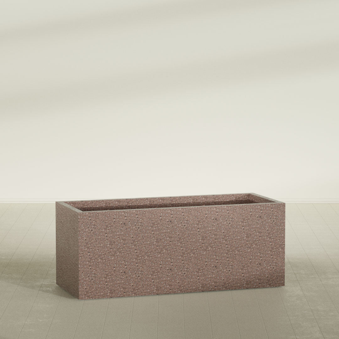 ProTone Fiberglass Premium Finish Extra Large Rectangle Planter - 60 in x 24 in x 24 in - StoneLight - Sunstone - StoneLight - Sunstone,60 in x 24 in x 24 in