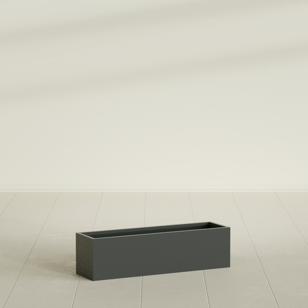 Monaco Rectangle - 26in x 7in x 7 - Matte Charcoal - Matte Charcoal,26 in x 7 in x 7 in