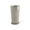 Amsterdam High Large Tall Round Planter - 19.5 in x 19.5 in x 35.5 in - Taupe - Taupe,19.5 in x 19.5 in x 35.5 in,Planter Only