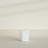 Miami Small Rectangle Fiberglass Planter - 12 in x 12 in x 18 in - Matte White - Matte White,12 in x 12 in x 18 in
