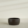 Casablanca Large Round Low Bowl Fiberglass Planter - 36 in x 36 in x 18 in - Matte Brown - Matte Brown,36 in x 36 in x 18 in