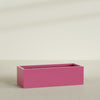 Torino Extra Large Wide Rectangle Fiberglass Planter - 60 in x 24 in x 18 in - Gloss Pink Violet - Gloss Pink Violet,60 in x 24 in x 18 in