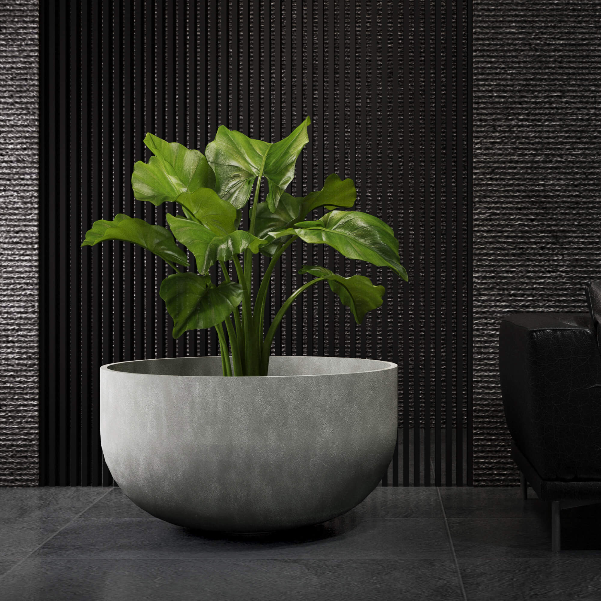 Roco - 36.6in diam. x 19.3in - Grey Stone - Grey Stone,36.6 in diam. x 19.3 in - Grey Stone,36.6 in diam. x 19.3 in - Grey Stone,36.6 in diam. x 19.3 in - Grey Stone,36.6 in diam. x 19.3 in