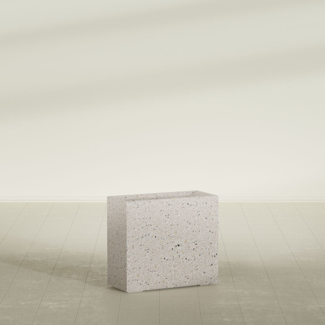 ProTone Fiberglass Premium Finish Large Rectangle Planter - 36 in x 16 in x 32 in - StoneLight - Greystone - StoneLight - Greystone,36 in x 16 in x 32 in