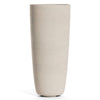 Lofto Tall Planter – Sand Stone Finish – Fiberglass Indoor/Outdoor and Weather-Resistant Large Planter (14.5" D x 30.5" H Exterior, 13.4" D x 30.3" H Interior) - Sand Stone,14.5 in x 14.5 in x 30.5 in - Sand Stone,14.6 in diam. x 30.5 in - Sand Stone - Sand Stone,14.6 in diam. x 30.5 in