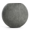 Orbo Globe Sphere Planter – Grey Stone Finish – Fiberglass Indoor/Outdoor and Weather-Resistant Round Planter (23.5" D x 21" H Exterior, 23.2" D x 20.5" H Interior) - Grey Stone,23.5 in x 23.5 in x 21 in - Grey Stone,23.5 in x 23.5 in x 21 in - Grey  - Grey Stone,23.6 in diam. x 21.1 in