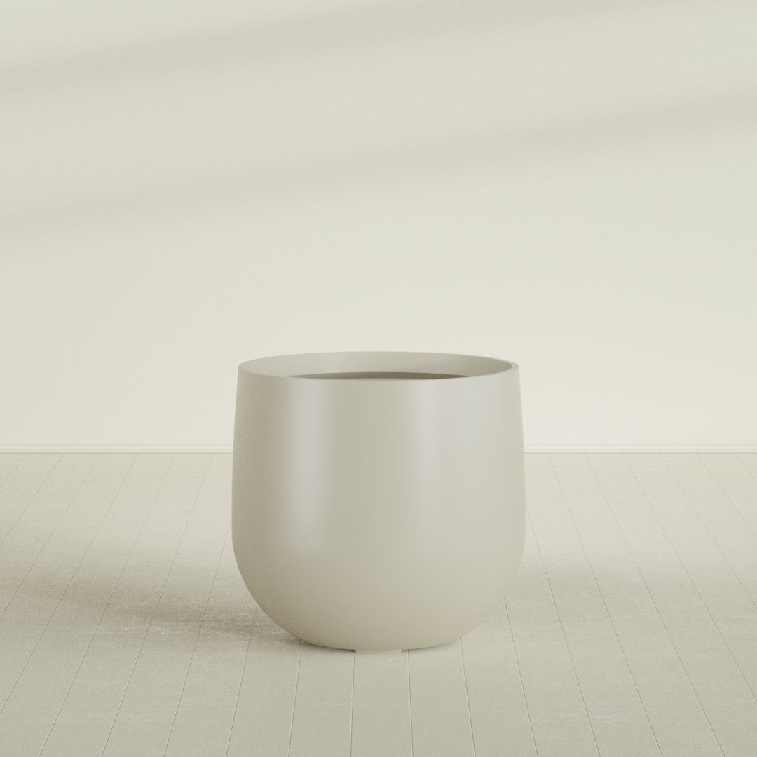 Westfield - 15in diam. x 14in - Satin Beige - Satin Beige,34 in diam. x 32 in H