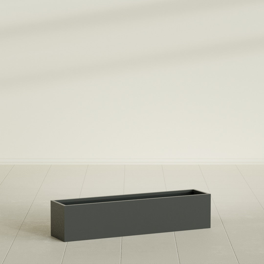 Monaco Rectangle - 32in x 7in x 7 - Matte Charcoal - Matte Charcoal,32 in x 7 in x 7 in