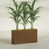 Potsdam Extra Large Long Rectangle Fiberglass Planter - 60 in x 16 in x 32 in - Metallic Bronze - Metallic Bronze,60 in x 16 in x 32 in