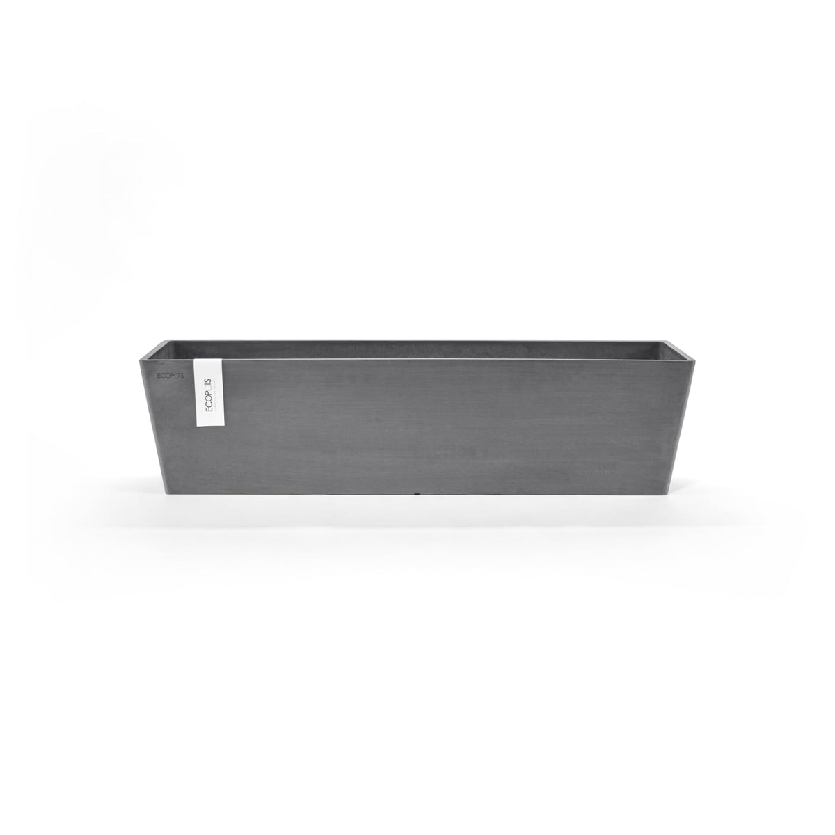 Bruges Large Rectangle Planter - 31.5 in x 8 in x 8 in - Grey - Grey,31.5 in x 8 in x 8 in