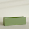 Granada Extra Large Long Rectangle Fiberglass Planter - 72 in x 24 in x 24 in - Satin Green - Satin Green,72 in x 24 in x 24 in