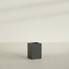 Miami Small Rectangle Fiberglass Planter - 12 in x 12 in x 18 in - Matte Charcoal - Matte Charcoal,12 in x 12 in x 18 in