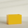 Brisbane Extra Large Long Rectangle Fiberglass Planter - 48 in x 24 in x 32 in - Gloss Saffron - Gloss Saffron,48 in x 24 in x 32 in
