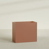 Darwin Extra Large Rectangle Fiberglass Planter - 48 in x 24 in x 42 in - Matte Terracotta - Matte Terracotta,48 in x 24 in x 42 in