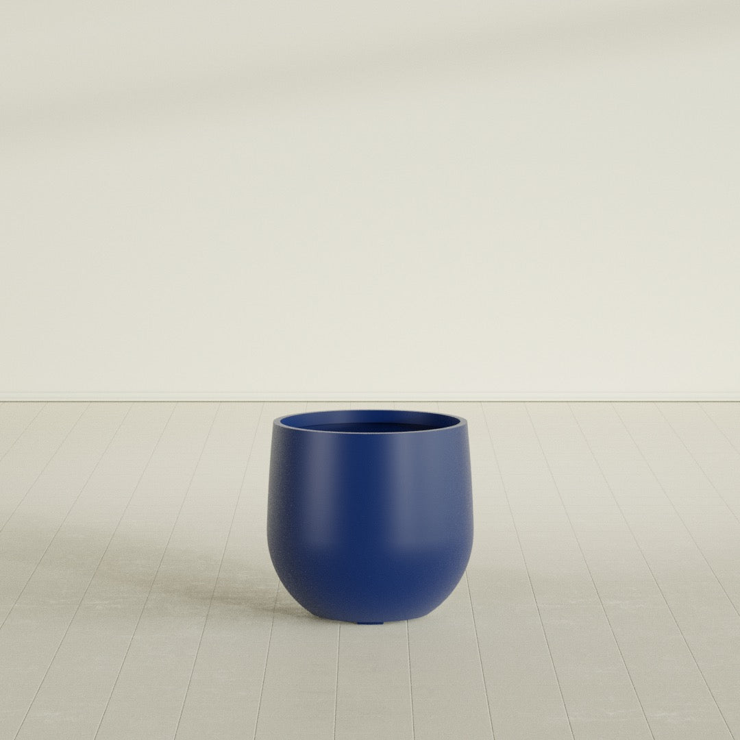 Westfield - 19in diam. x 18in - Matte Cobalt Blue - Matte Cobalt Blue,19 in diam. x 18 in H