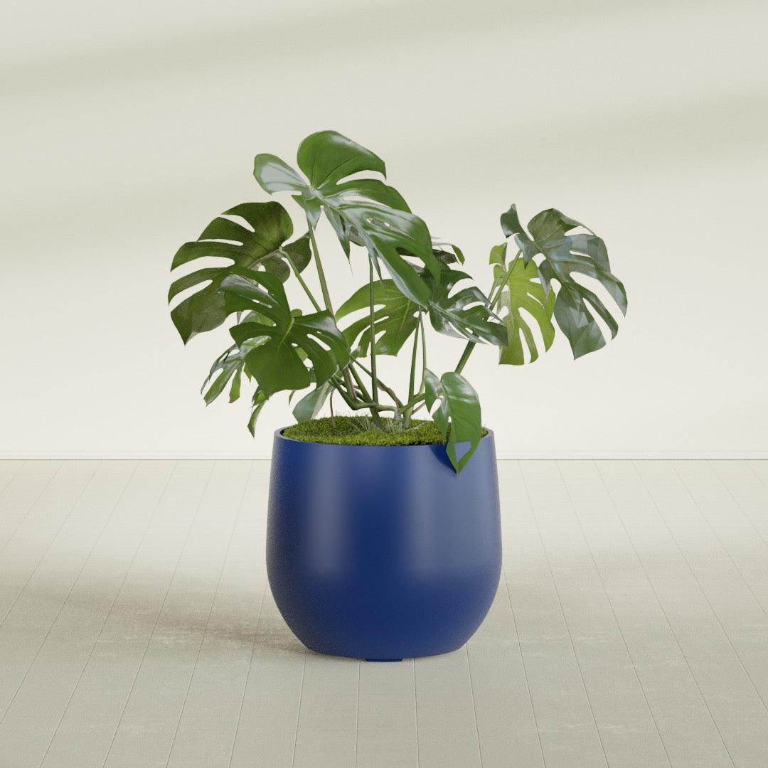 Westfield - 27in diam. x 25in - Matte Cobalt Blue - Matte Cobalt Blue,27 in diam. x 25 in H