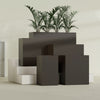 Darwin Extra Large Long Rectangle Fiberglass Planter - 72 in x 24 in x 42 in - Matte Brown - Matte Brown,72 in x 24 in x 42 in