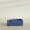 Torino Extra Large Wide Rectangle Fiberglass Planter - 48 in x 24 in x 18 in - Matte Cobalt Blue - Matte Cobalt Blue,48 in x 24 in x 18 in