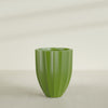 Alicante Medium Round Fiberglass Planter - 26 in x 26 in x 32 in - Satin Green - Satin Green,26 in x 26 in x 32 in