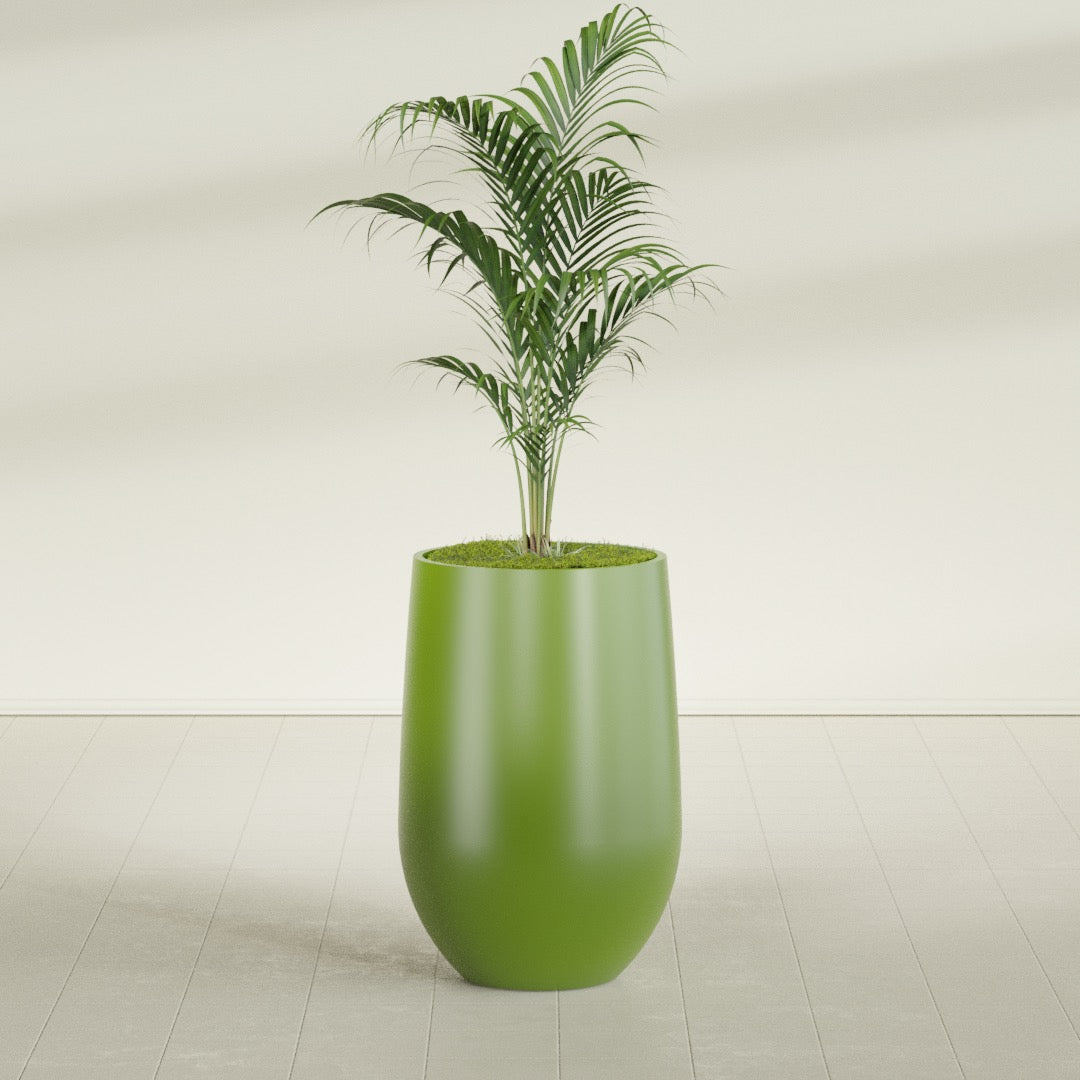 Westfield - 20in diam. x 30in - Satin Green - Satin Green,20 in diam. x 30 in H